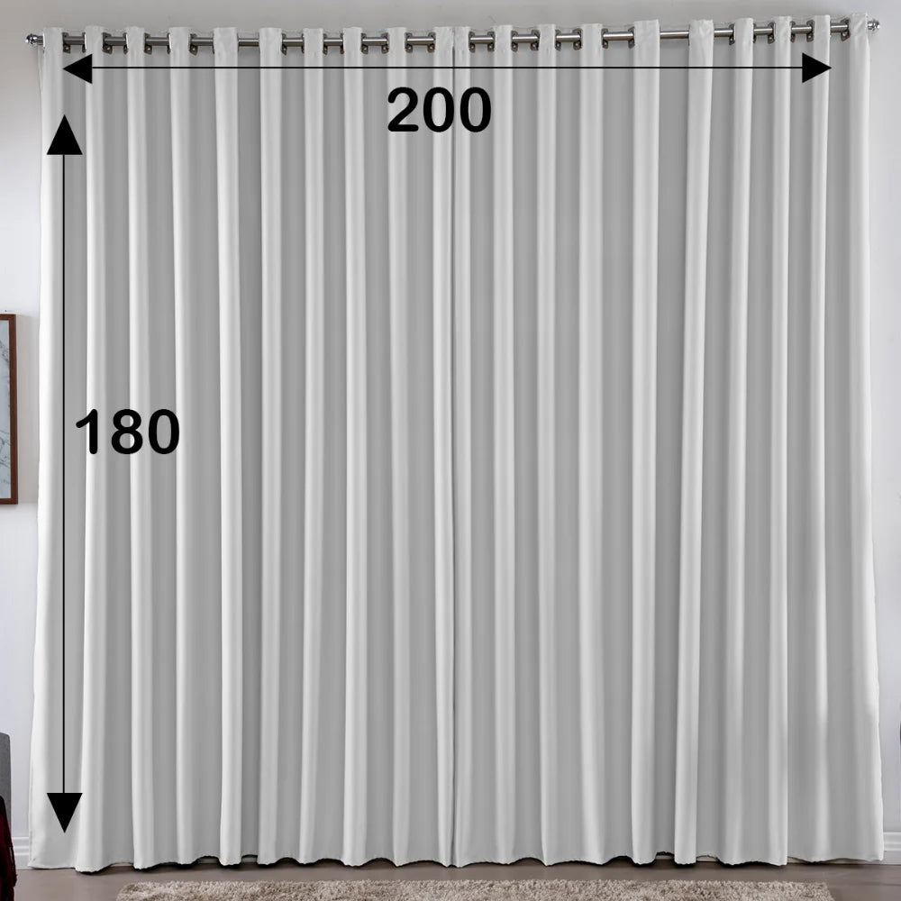 Blackout Curtain 2,00X1,80 S/Voil