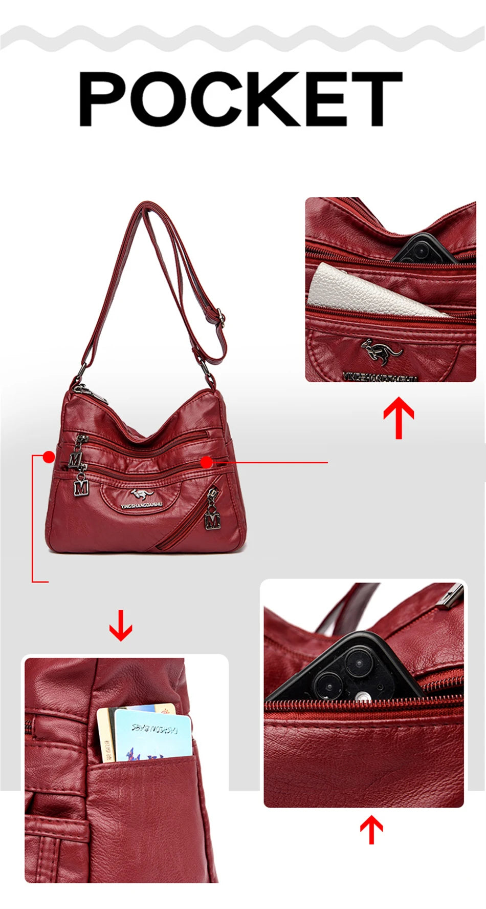 BOLSA FEMININA DE OMBRO