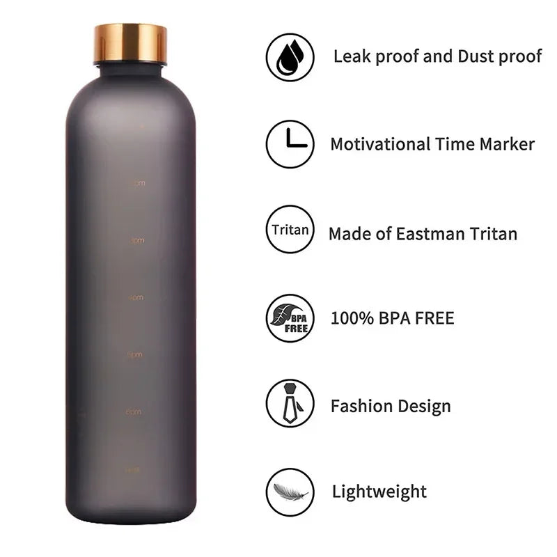Garrafa de água de 1000ml , leve e prática
