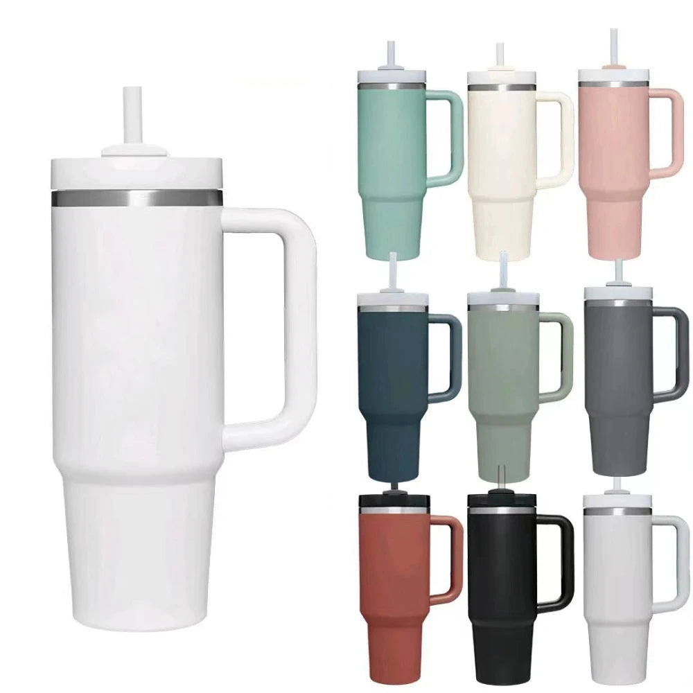 Copo Termico com Alça e Canudo . 1200 ml