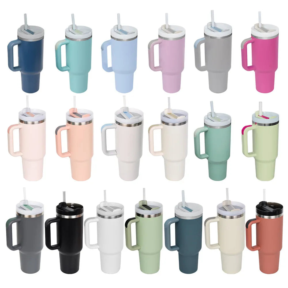 Copo Termico com Alça e Canudo . 1200 ml