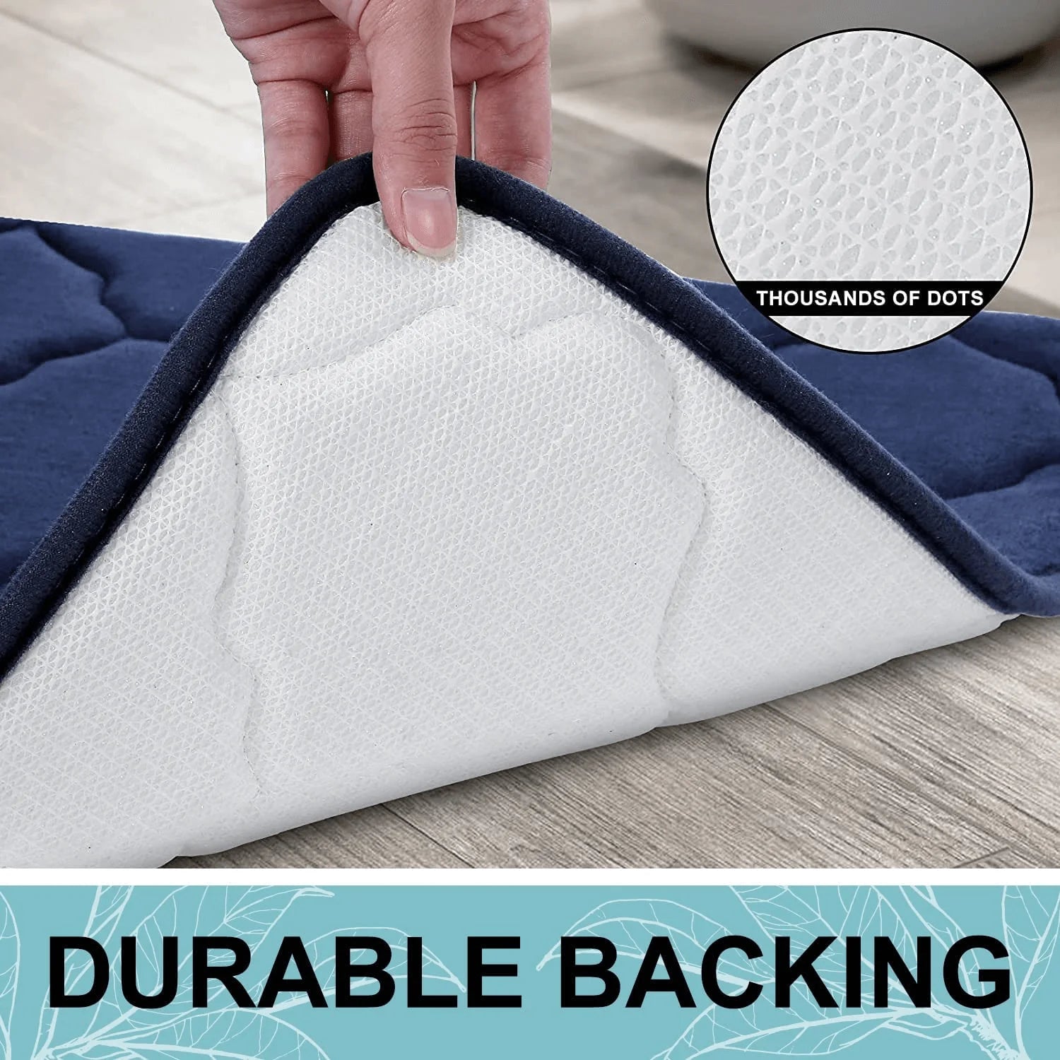 Memory Foam Bathroom Rug Anti-slip bathroom mat ultra Soft floor mat Non-Slip Water Absorbent and Machine Washable
