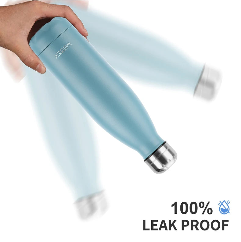 Garrafa de água aço inoxidável de 500 ml com Isolamemto a vácuo e parede dupla.Esportiva e um Ótimo presente a seus Amigos