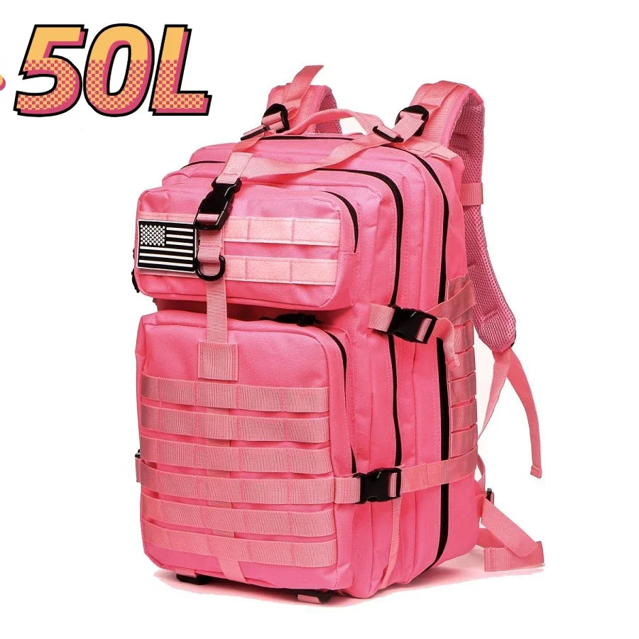 MUCHILAS TÁTICA IMPERMEÁVEL PARA TRILHAS, PESCA, CAÇA,ACAMPAMENTO E VIAGENS