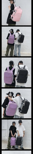 Casual Travel Backpack Women Large Capacity Waterproof Anti-Theft Casual Backpack Bag with Luggage Strap Laptop Backpack Women