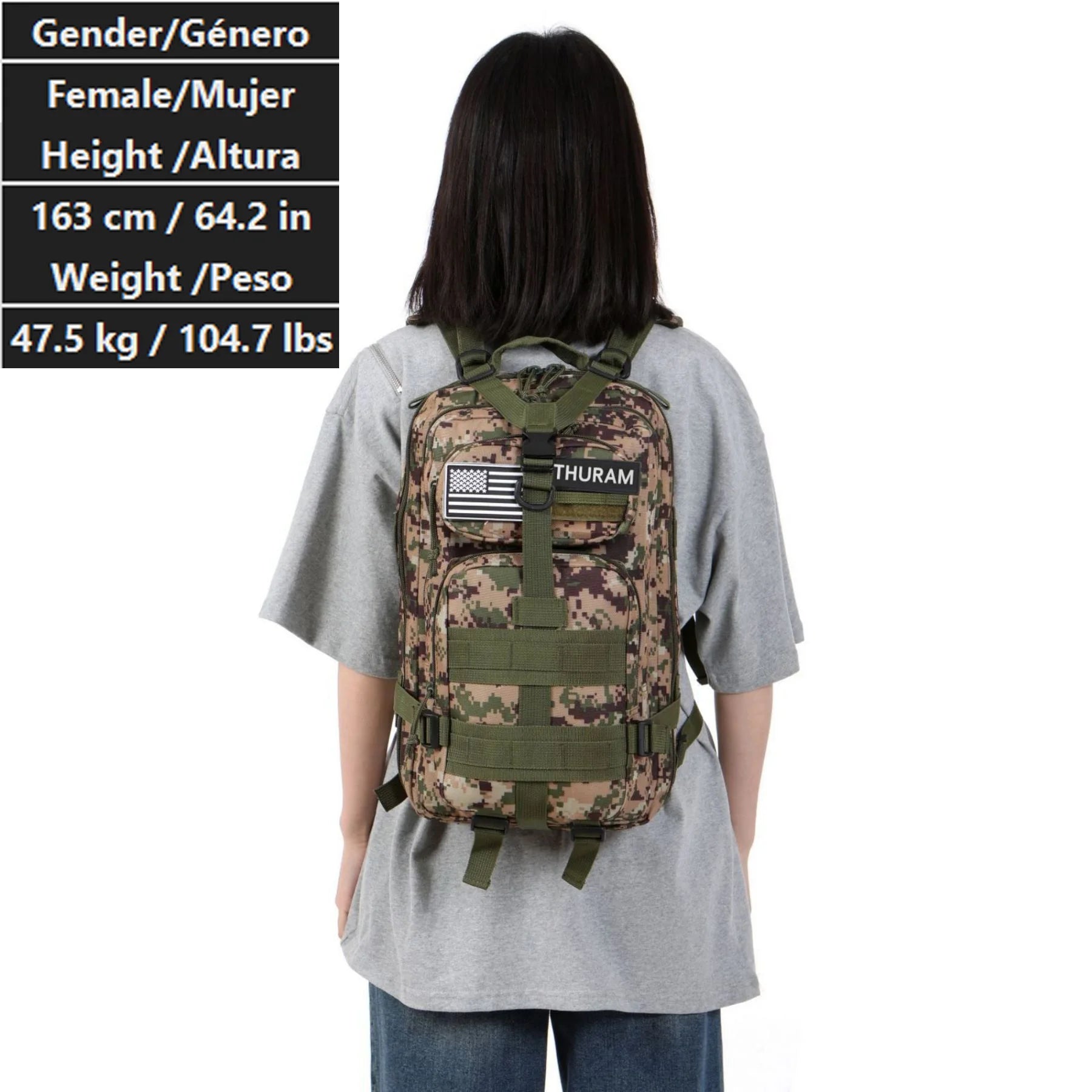 MUCHILAS TÁTICA IMPERMEÁVEL PARA TRILHAS, PESCA, CAÇA,ACAMPAMENTO E VIAGENS