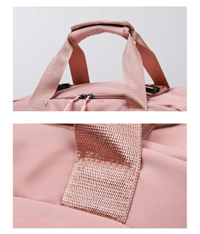Gym Sports Backpack for Women T80 Hand Bag Fitness Travel Tote Outdoor Female Yoga Shoe Shoulder Duffle Luggage Portable Bag Man