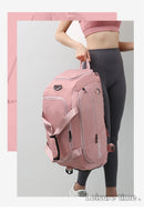 Bolsa de ginástica fitness mochila de viagem bolsas de ombro femininas bolsa de ioga ao ar livre bolsa de bagagem de treinamento bolsa transversal seca molhada mochila de fim de semana