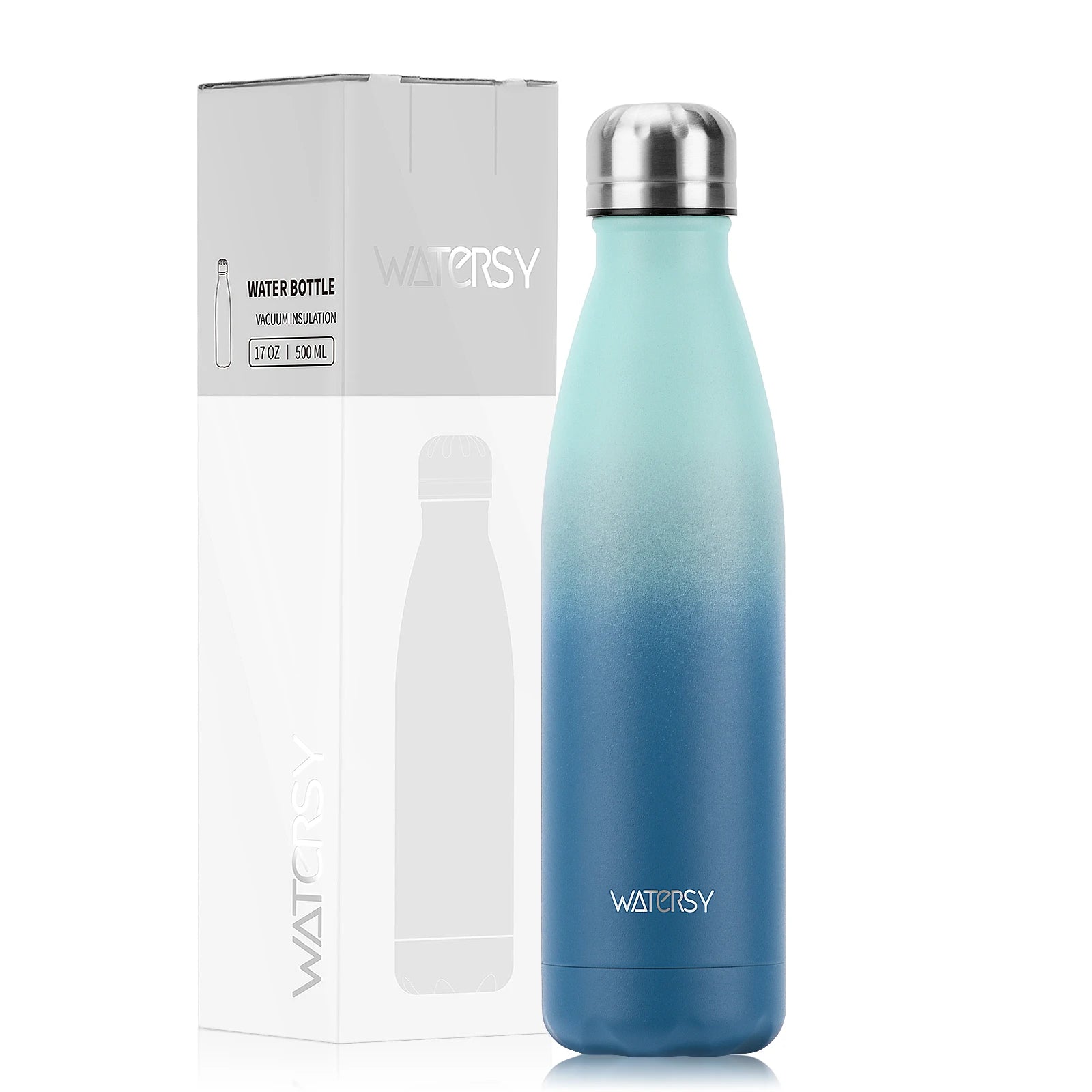 Garrafa de água aço inoxidável de 500 ml com Isolamemto a vácuo e parede dupla.Esportiva e um Ótimo presente a seus Amigos