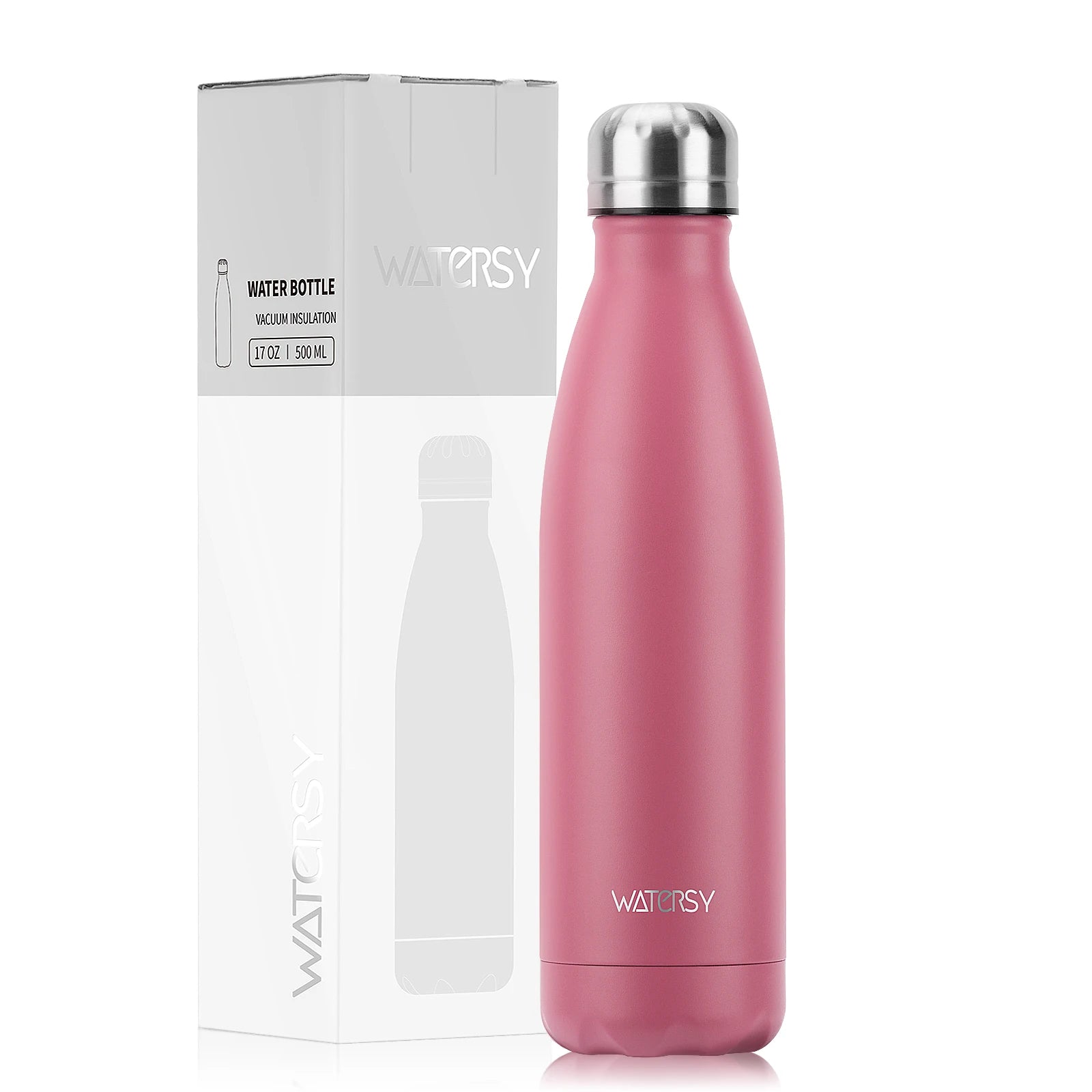 Garrafa de água aço inoxidável de 500 ml com Isolamemto a vácuo e parede dupla.Esportiva e um Ótimo presente a seus Amigos