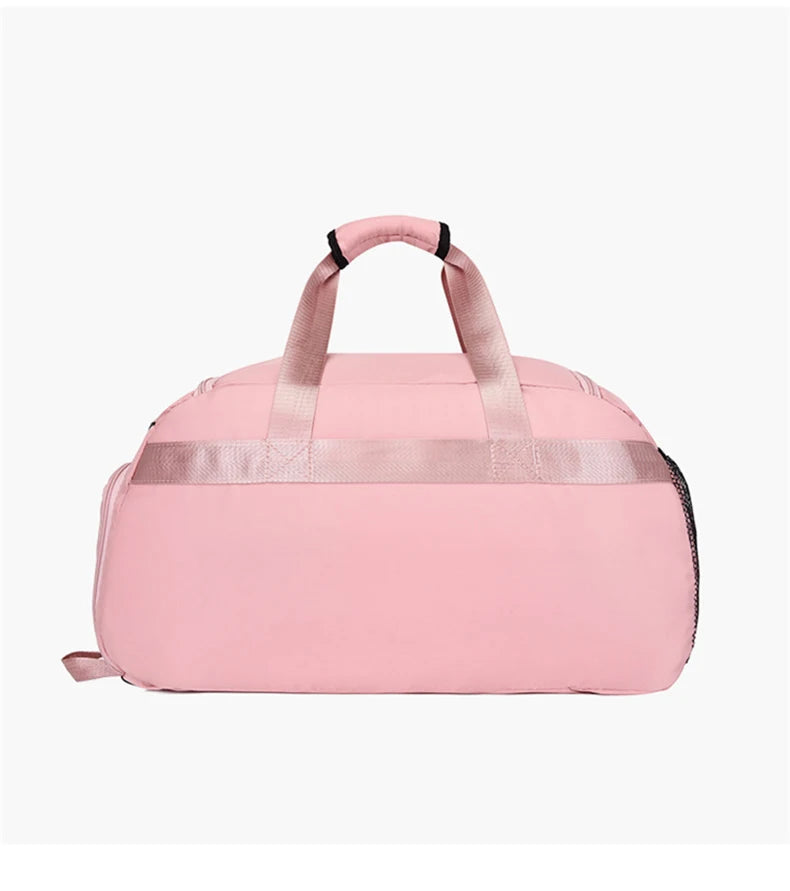 Bolsa de ginástica fitness mochila de viagem bolsas de ombro femininas bolsa de ioga ao ar livre bolsa de bagagem de treinamento bolsa transversal seca molhada mochila de fim de semana