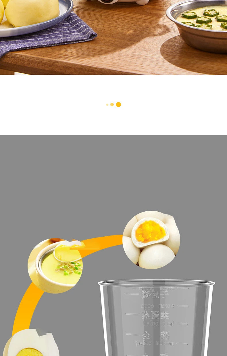 Electric Egg Cooker Boiler Maker Soft Medium or Hard Boil 14 Egg Capacity Two Layer Egg Maker,Egg SteamerWith Automatic Shut Off