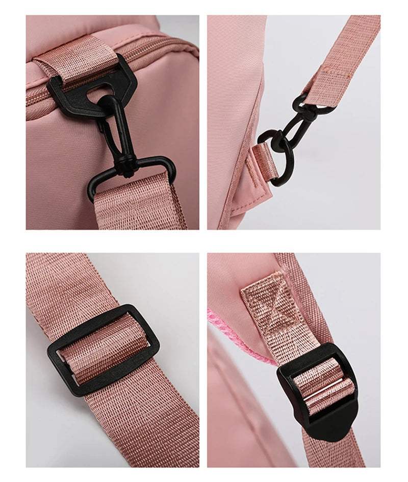 Gym Sports Backpack for Women T80 Hand Bag Fitness Travel Tote Outdoor Female Yoga Shoe Shoulder Duffle Luggage Portable Bag Man