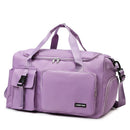 Bolsa de ginástica esportiva, bolsa de viagem seca e molhada para mulheres