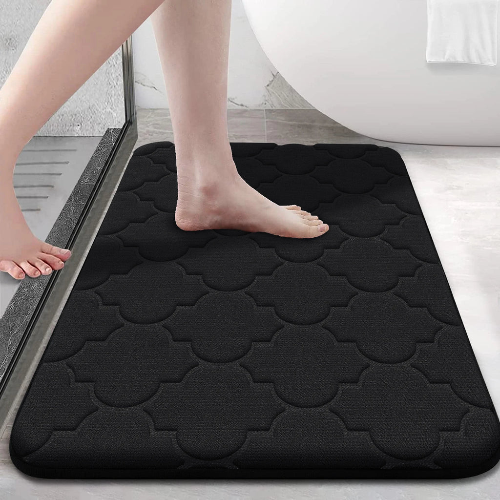 Memory Foam Bathroom Rug Anti-slip bathroom mat ultra Soft floor mat Non-Slip Water Absorbent and Machine Washable