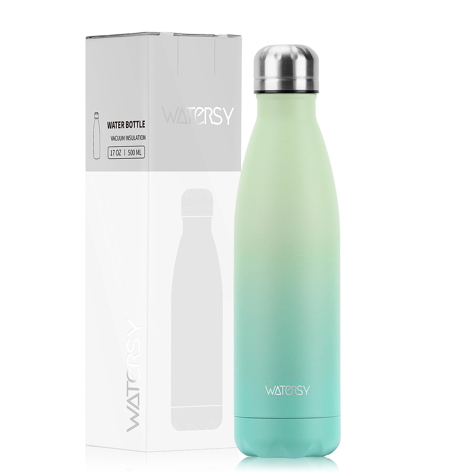 Garrafa de água aço inoxidável de 500 ml com Isolamemto a vácuo e parede dupla.Esportiva e um Ótimo presente a seus Amigos