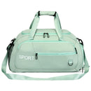Bolsa de ginástica fitness mochila de viagem bolsas de ombro femininas bolsa de ioga ao ar livre bolsa de bagagem de treinamento bolsa transversal seca molhada mochila de fim de semana