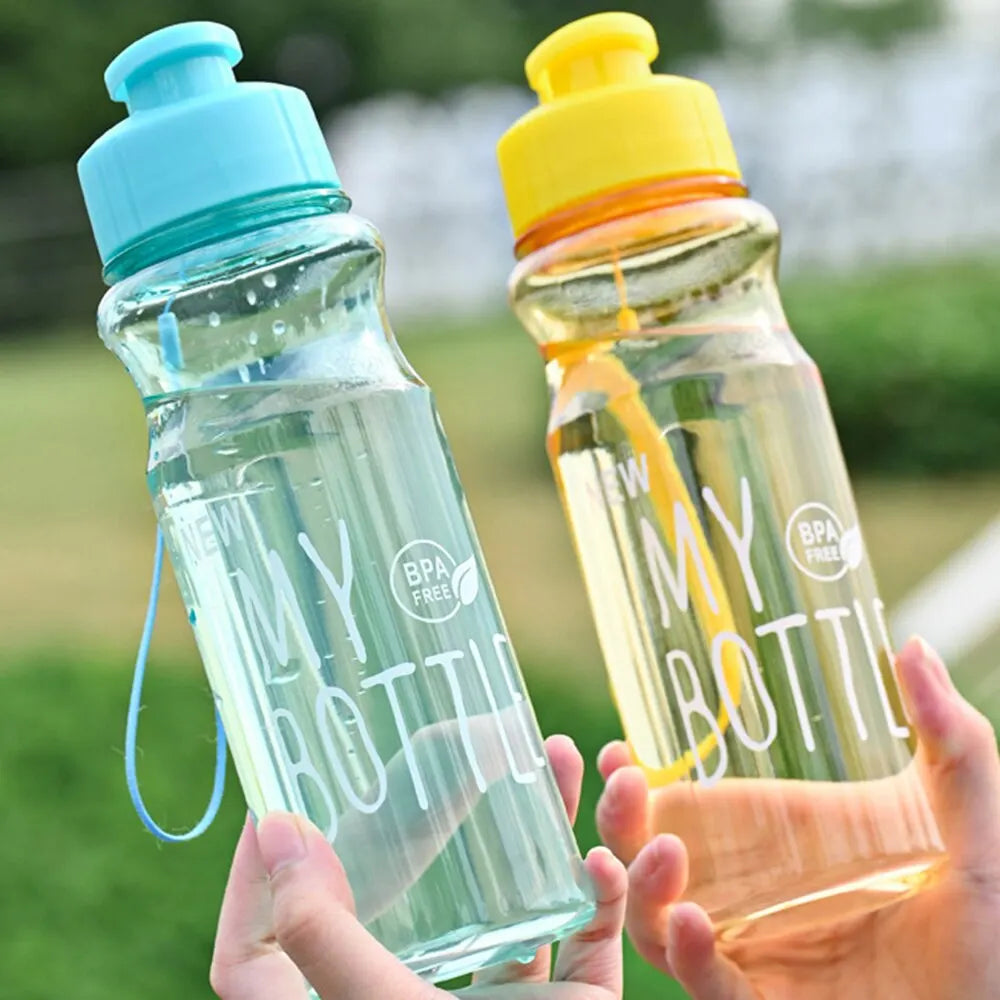GARRAFAS DE ÁGUA TRANSPARENTE . (550 ml)