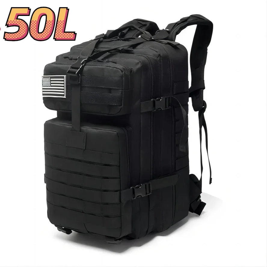 MUCHILAS TÁTICA IMPERMEÁVEL PARA TRILHAS, PESCA, CAÇA,ACAMPAMENTO E VIAGENS