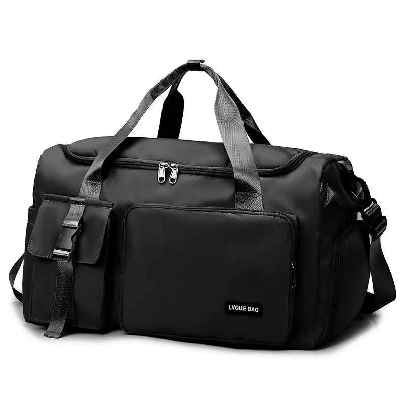 Bolsa de ginástica esportiva, bolsa de viagem seca e molhada para mulheres