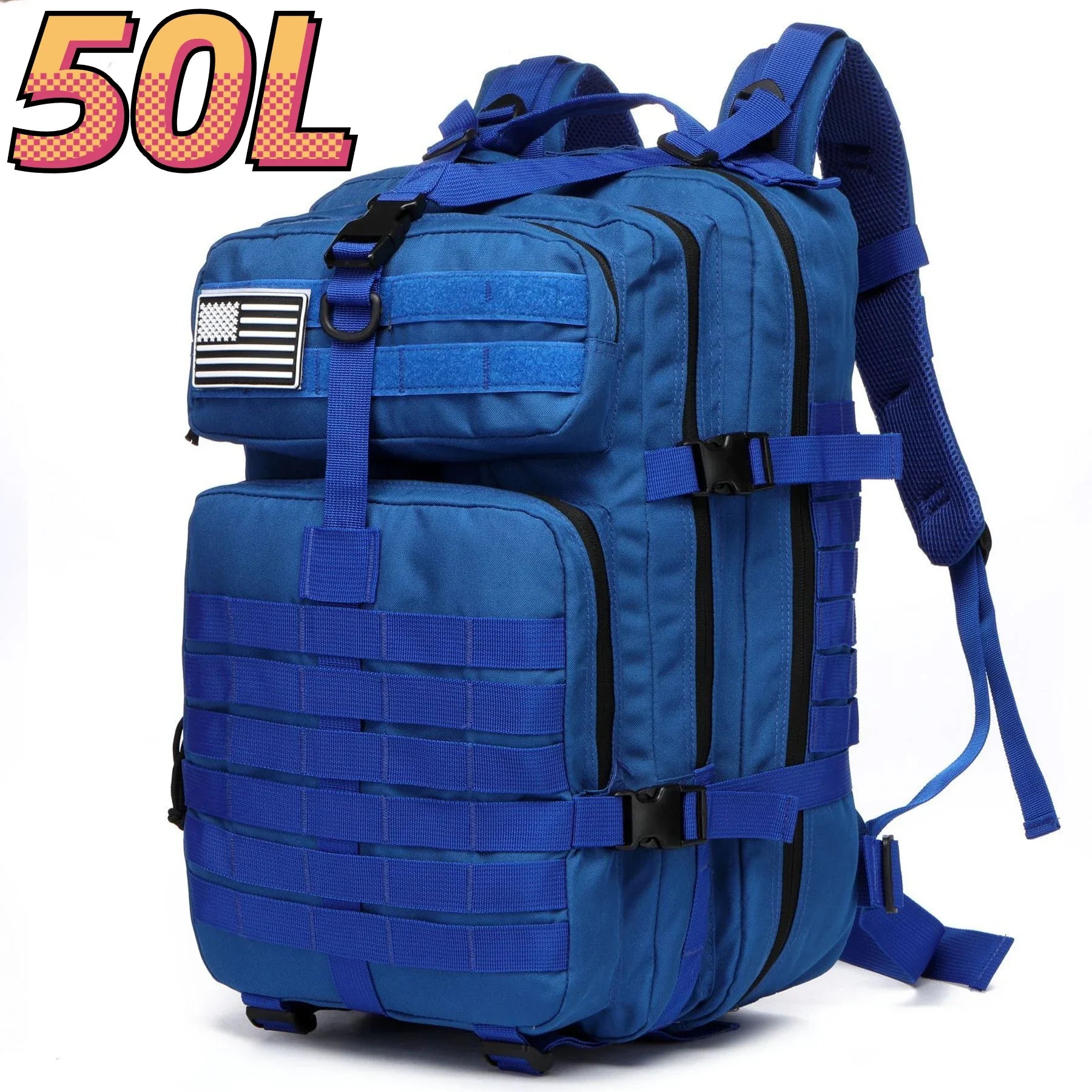 MUCHILAS TÁTICA IMPERMEÁVEL PARA TRILHAS, PESCA, CAÇA,ACAMPAMENTO E VIAGENS