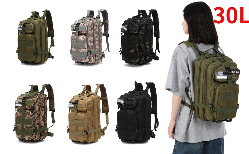 MUCHILAS TÁTICA IMPERMEÁVEL PARA TRILHAS, PESCA, CAÇA,ACAMPAMENTO E VIAGENS
