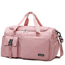 Bolsa de ginástica esportiva, bolsa de viagem seca e molhada para mulheres
