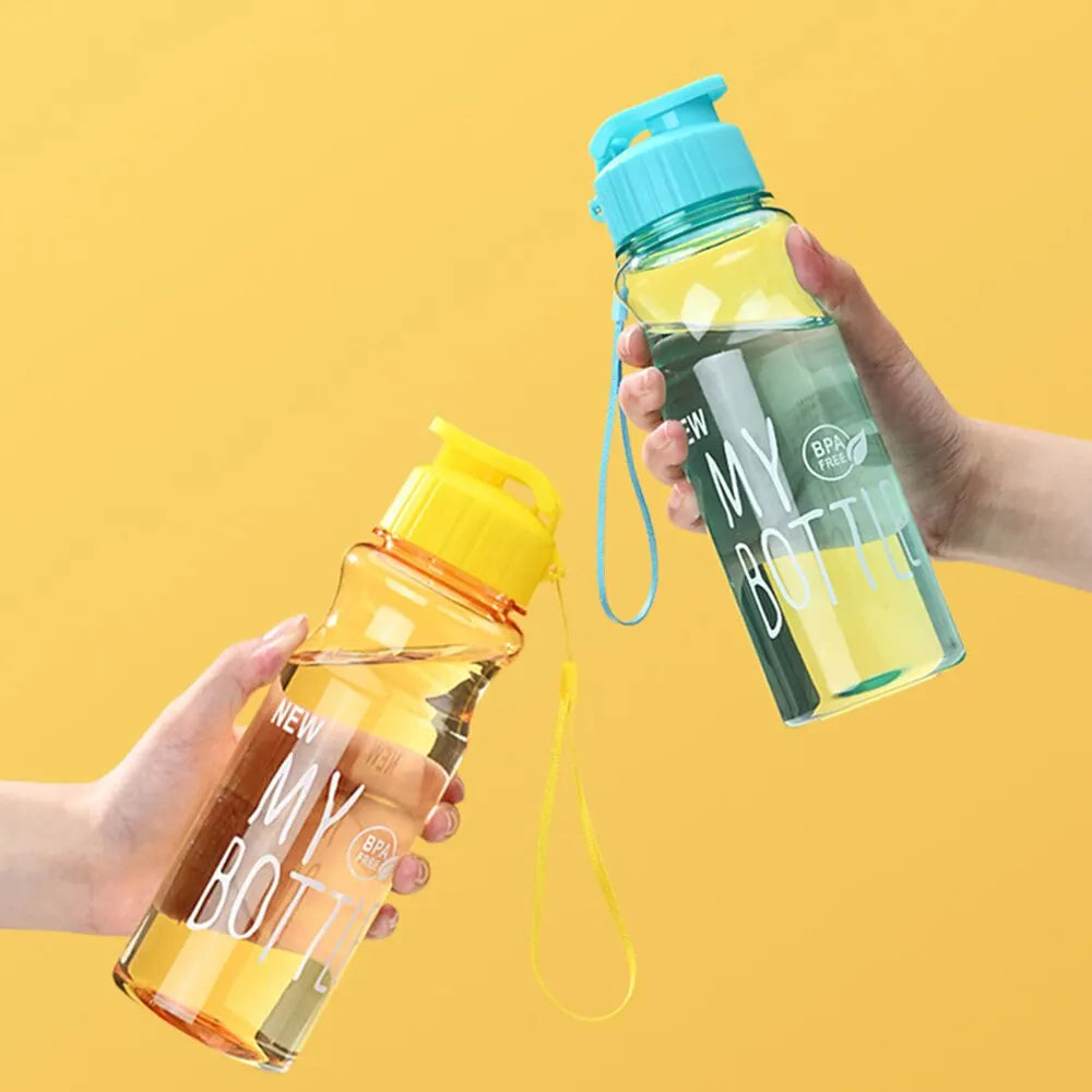 GARRAFAS DE ÁGUA TRANSPARENTE . (550 ml)