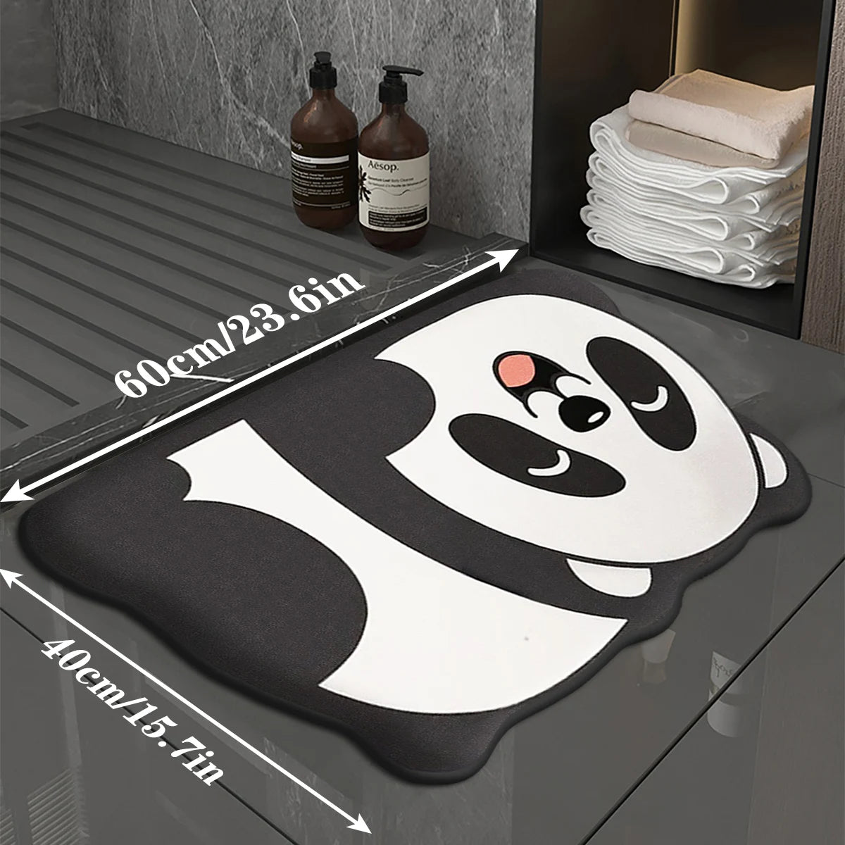 Memory Foam Bathroom Rug Anti-slip bathroom mat ultra Soft floor mat Non-Slip Water Absorbent and Machine Washable