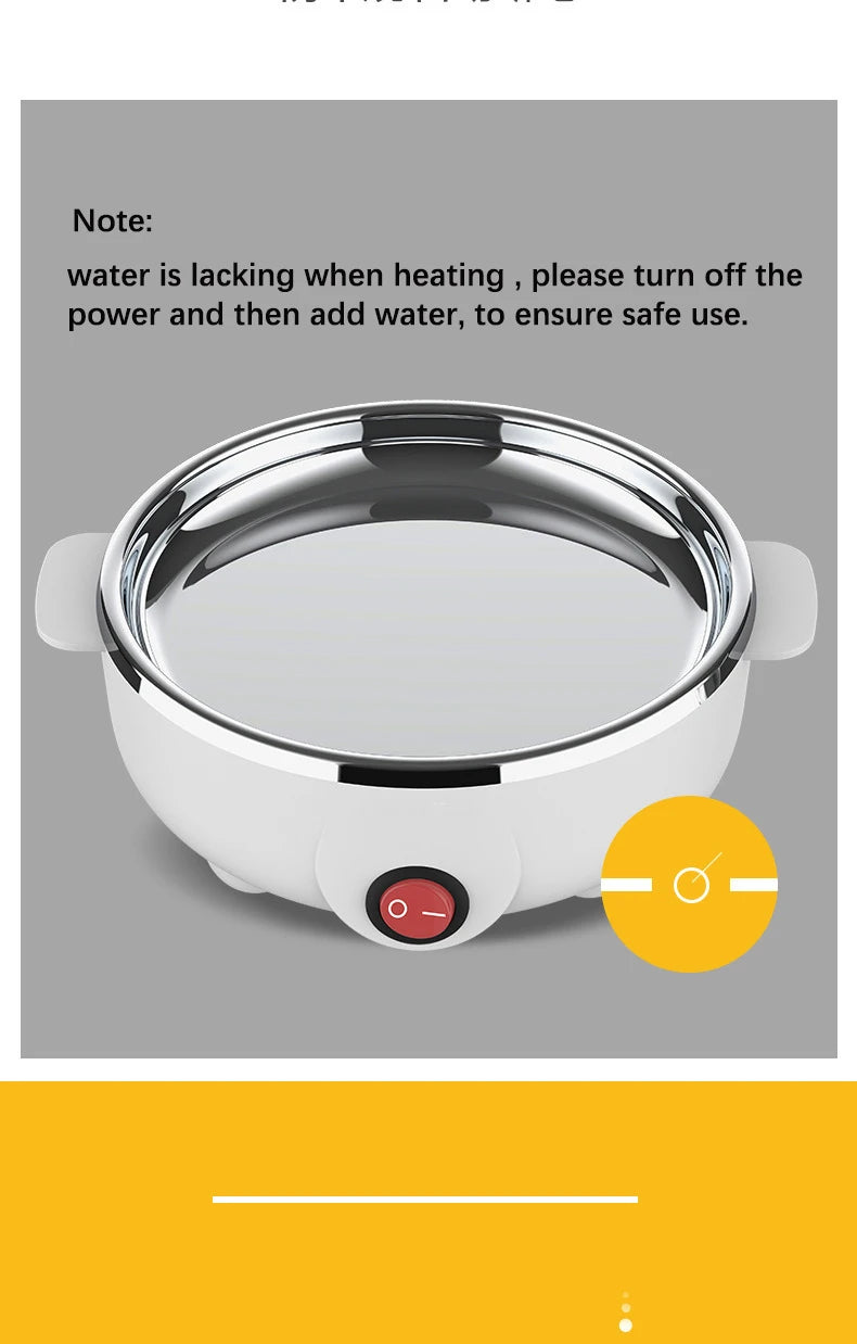 Electric Egg Cooker Boiler Maker Soft Medium or Hard Boil 14 Egg Capacity Two Layer Egg Maker,Egg SteamerWith Automatic Shut Off