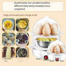 Electric Egg Cooker Boiler Maker Soft Medium or Hard Boil 14 Egg Capacity Two Layer Egg Maker,Egg SteamerWith Automatic Shut Off