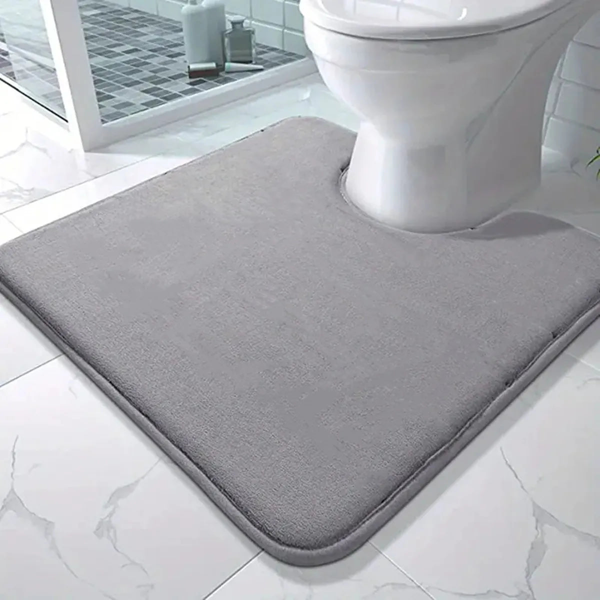 Memory Foam Bathroom Rug Anti-slip bathroom mat ultra Soft floor mat Non-Slip Water Absorbent and Machine Washable