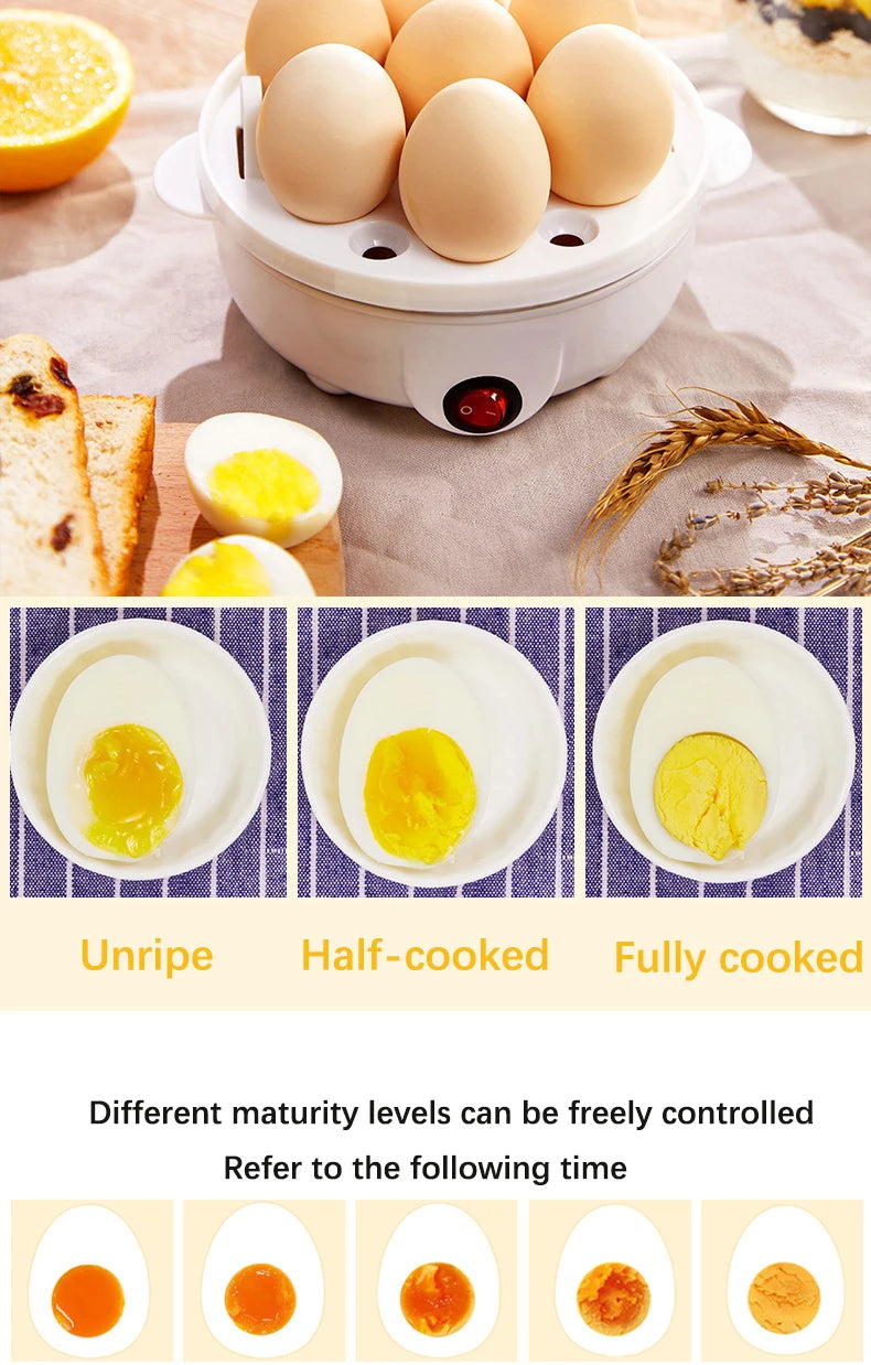 Electric Egg Cooker Boiler Maker Soft Medium or Hard Boil 14 Egg Capacity Two Layer Egg Maker,Egg SteamerWith Automatic Shut Off