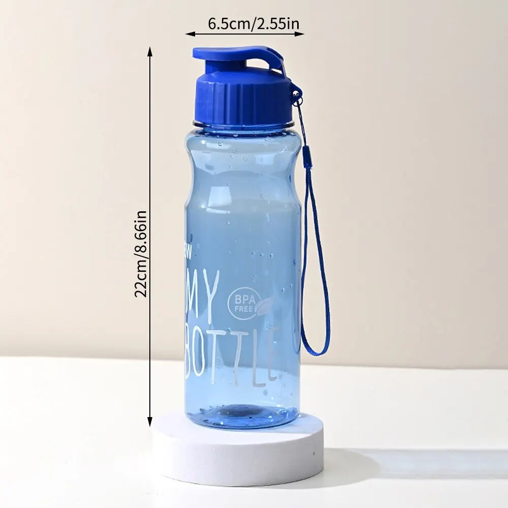GARRAFAS DE ÁGUA TRANSPARENTE . (550 ml)