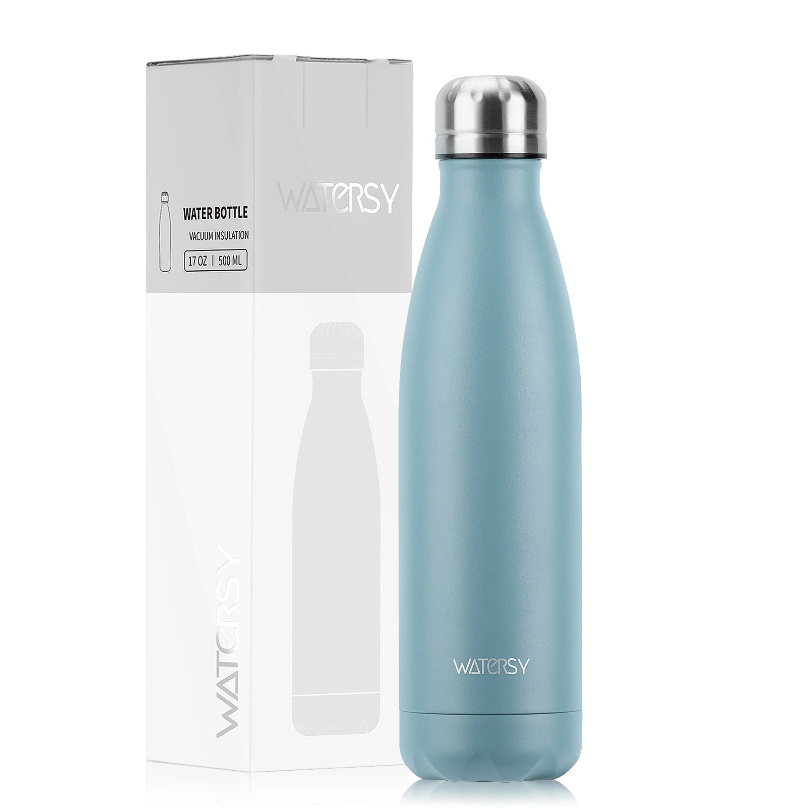Garrafa de água aço inoxidável de 500 ml com Isolamemto a vácuo e parede dupla.Esportiva e um Ótimo presente a seus Amigos