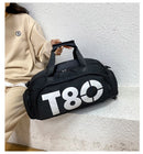 Gym Sports Backpack for Women T80 Hand Bag Fitness Travel Tote Outdoor Female Yoga Shoe Shoulder Duffle Luggage Portable Bag Man